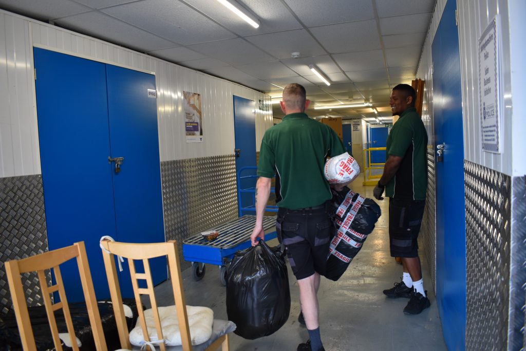 Tee's Removals team on a house move in Nottingham.